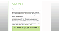 Desktop Screenshot of futuretext.com