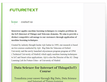 Tablet Screenshot of futuretext.com