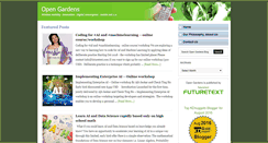 Desktop Screenshot of opengardensblog.futuretext.com