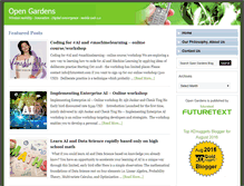 Tablet Screenshot of opengardensblog.futuretext.com